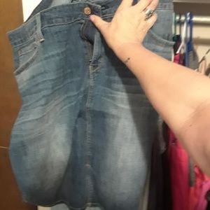 Levi denim skirt